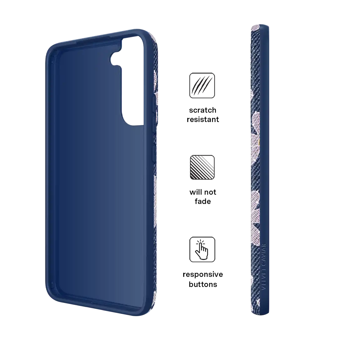 Denim Daisy Samsung Case