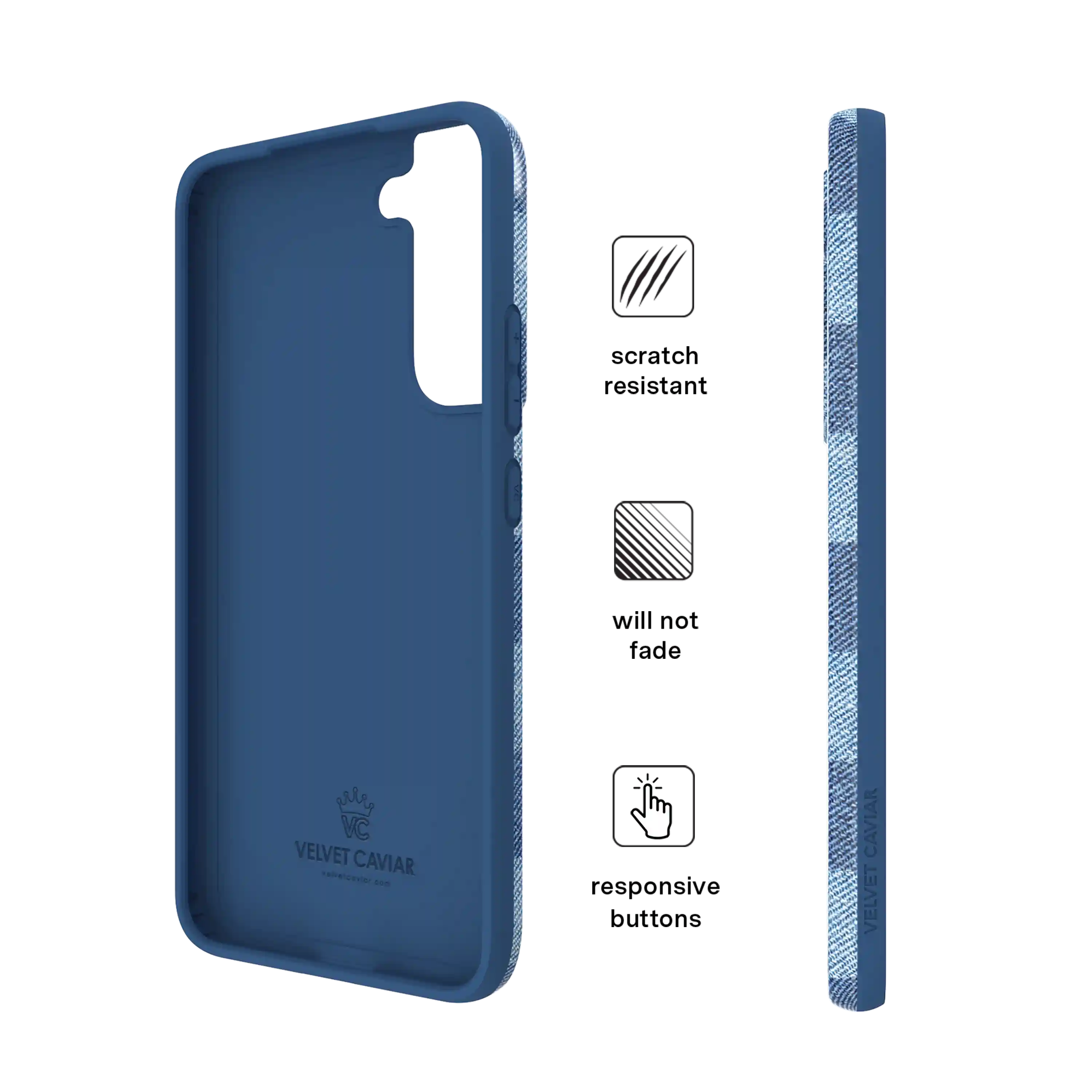 Denim Vibe Checkered Samsung Case