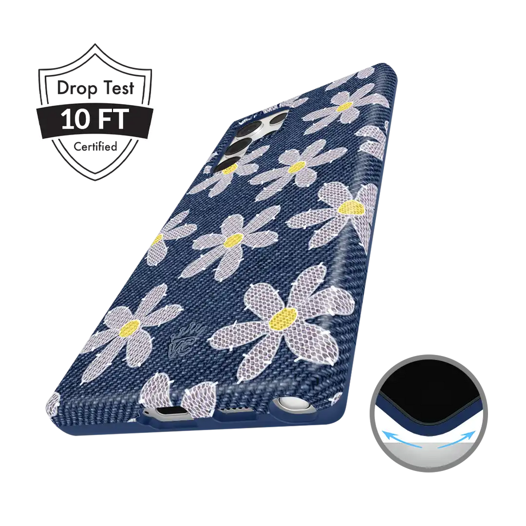 Denim Daisy Samsung Case