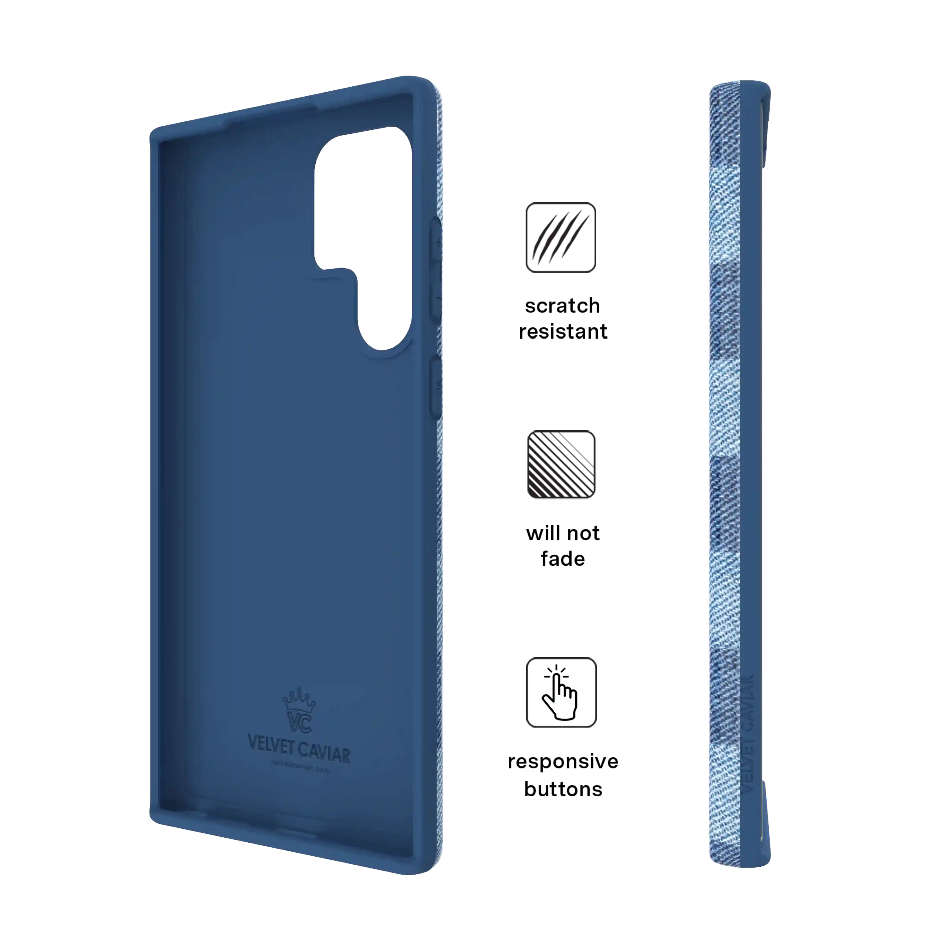 Denim Vibe Checkered Samsung Case