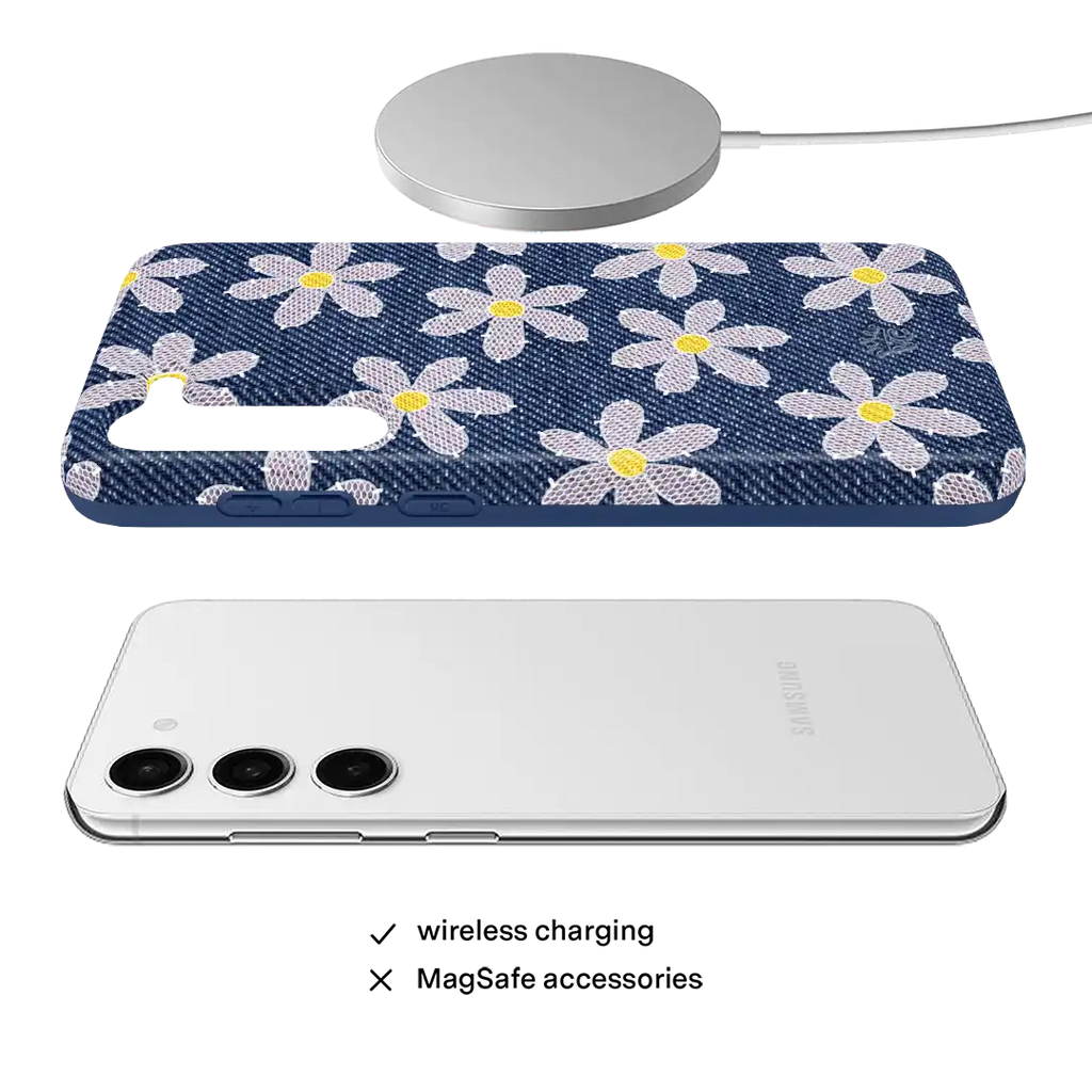 Denim Daisy Samsung Case