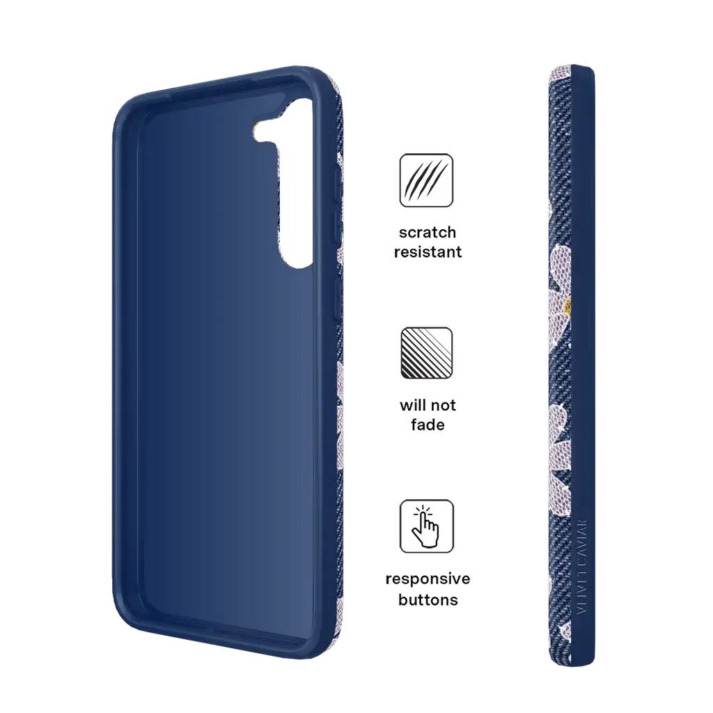 Denim Daisy Samsung Case