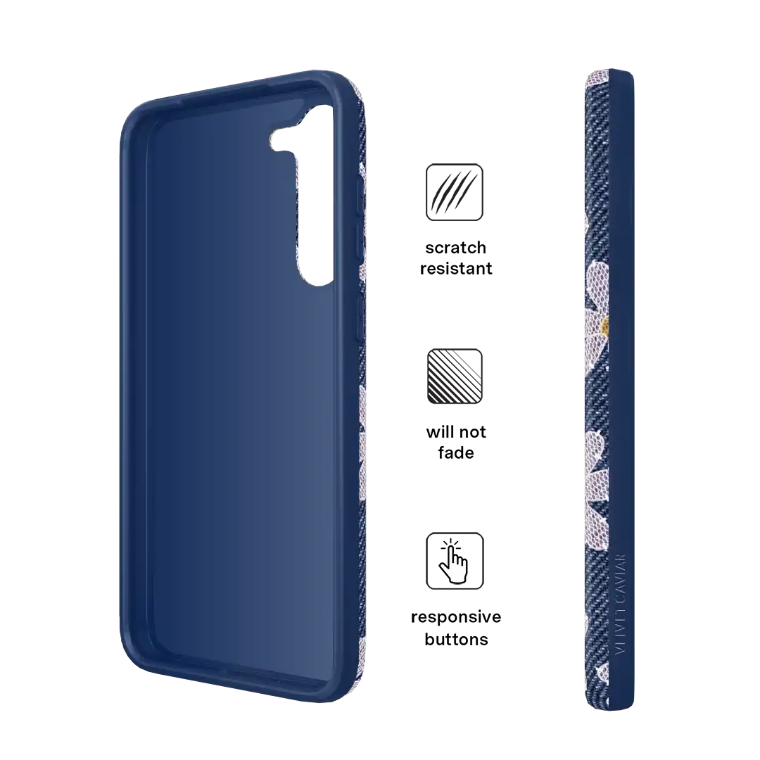 Denim Daisy Samsung Case