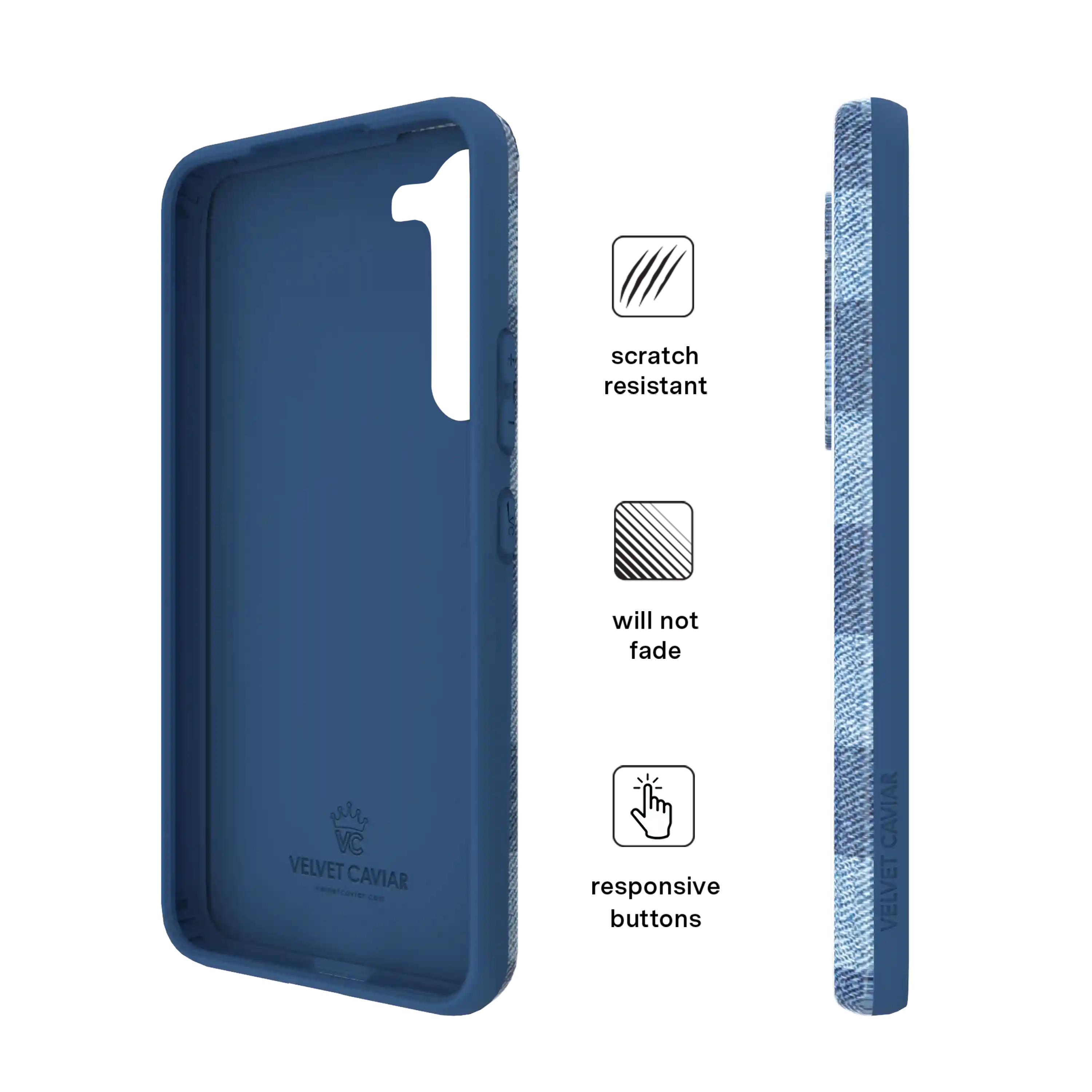 Denim Vibe Checkered Samsung Case