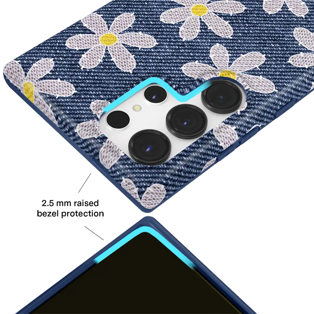 Denim Daisy Samsung Case