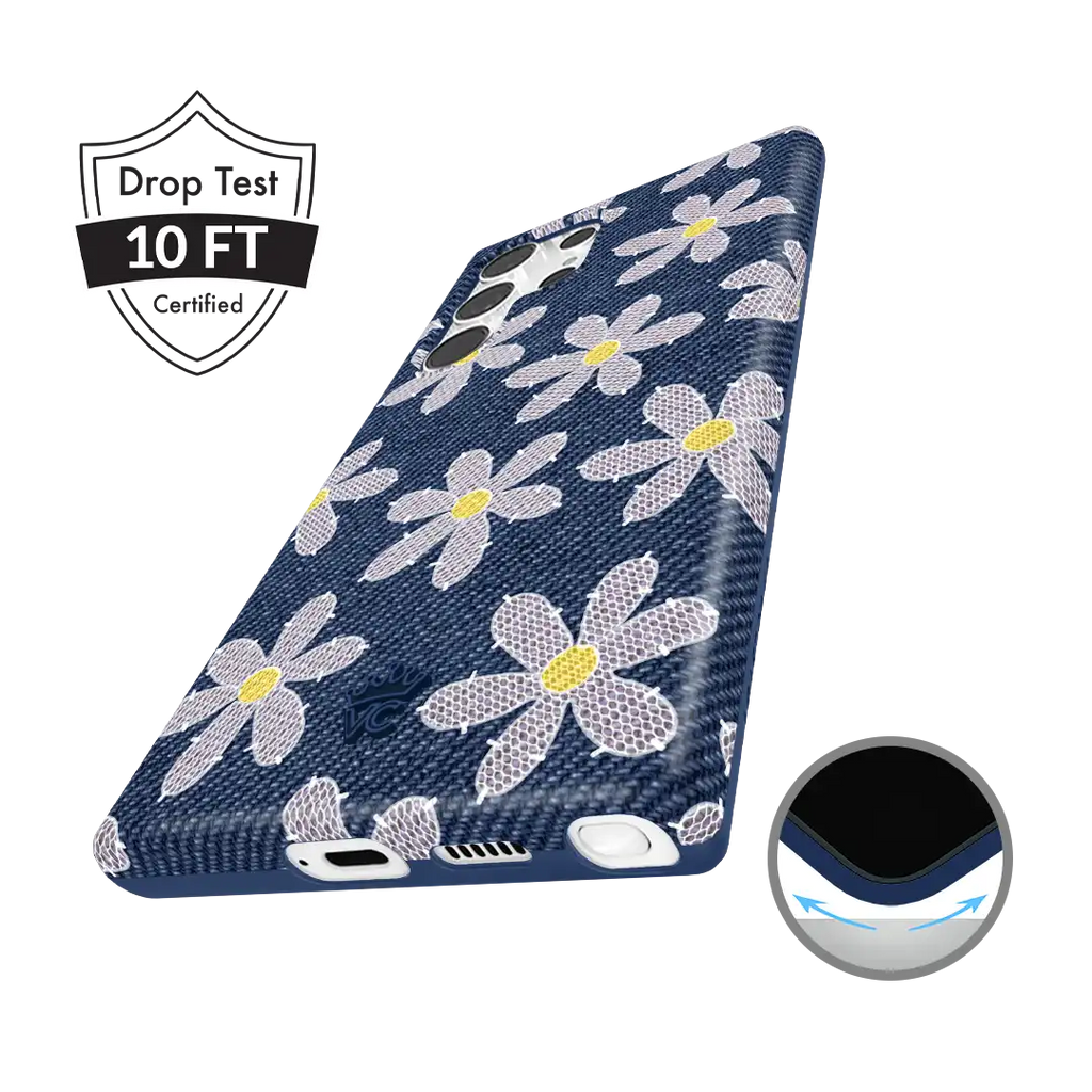 Denim Daisy Samsung Case