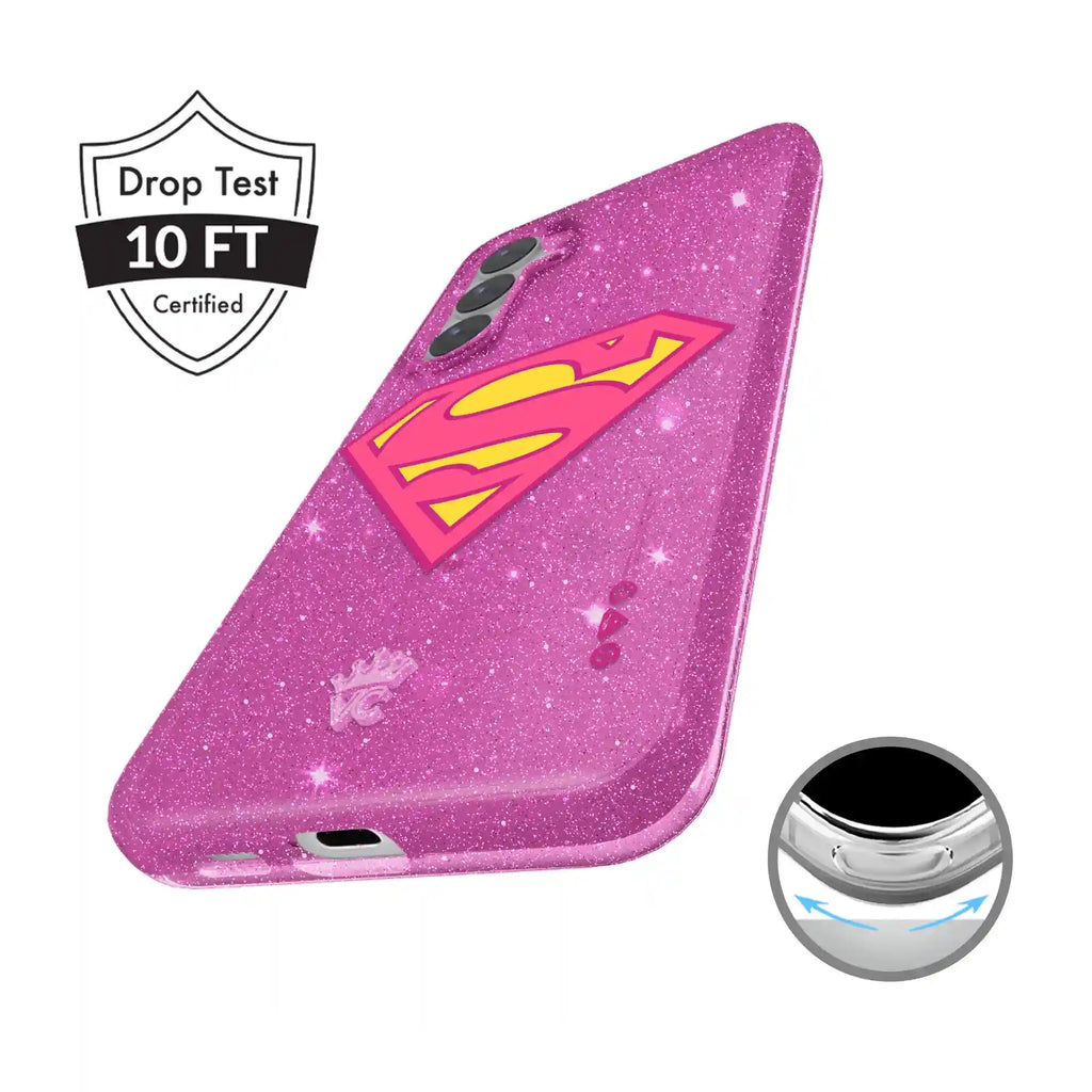 Supergirl Stardust Glitter Samsung Case