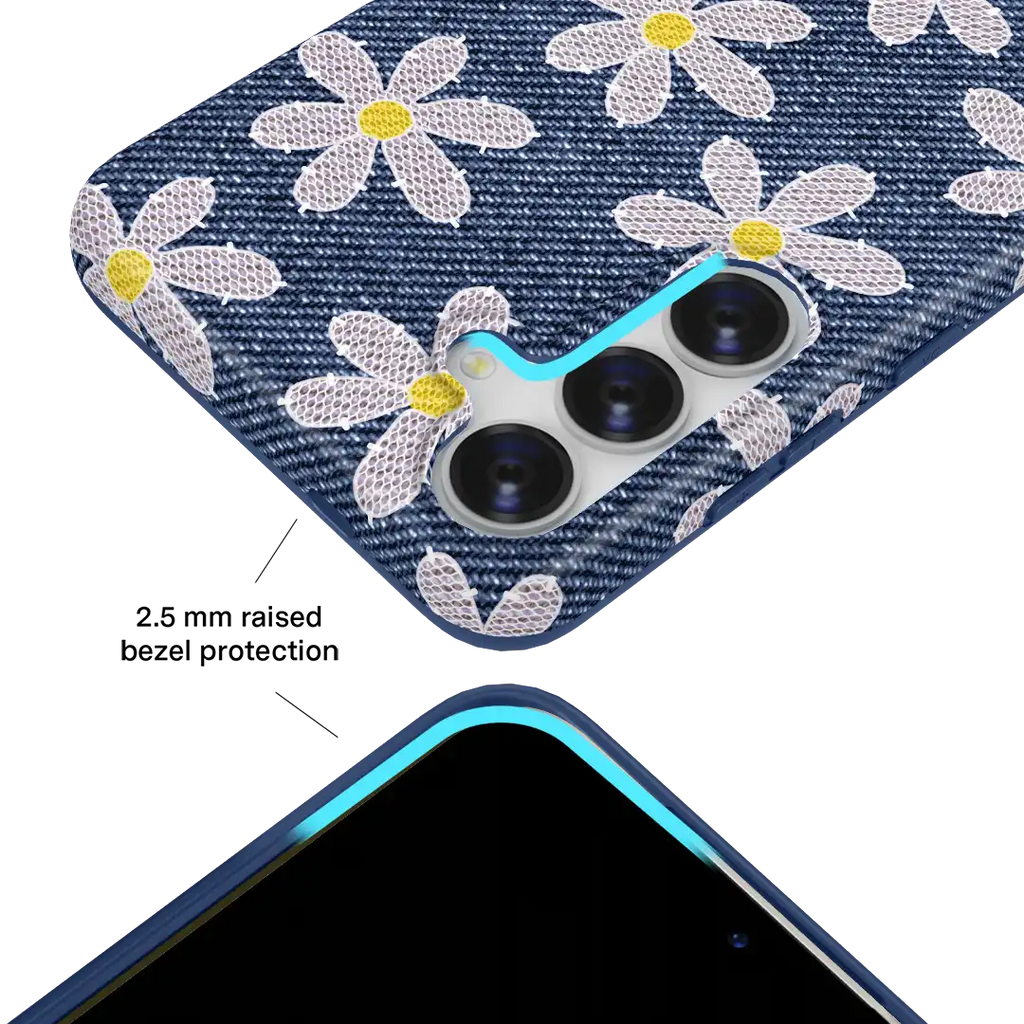 Denim Daisy Samsung Case