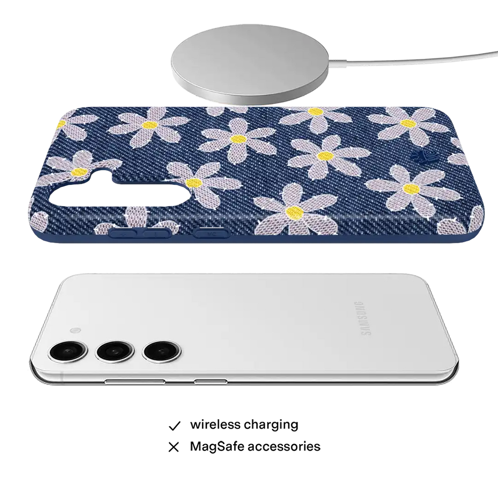 Denim Daisy Samsung Case