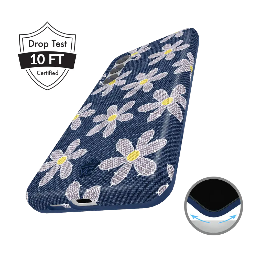 Denim Daisy Samsung Case