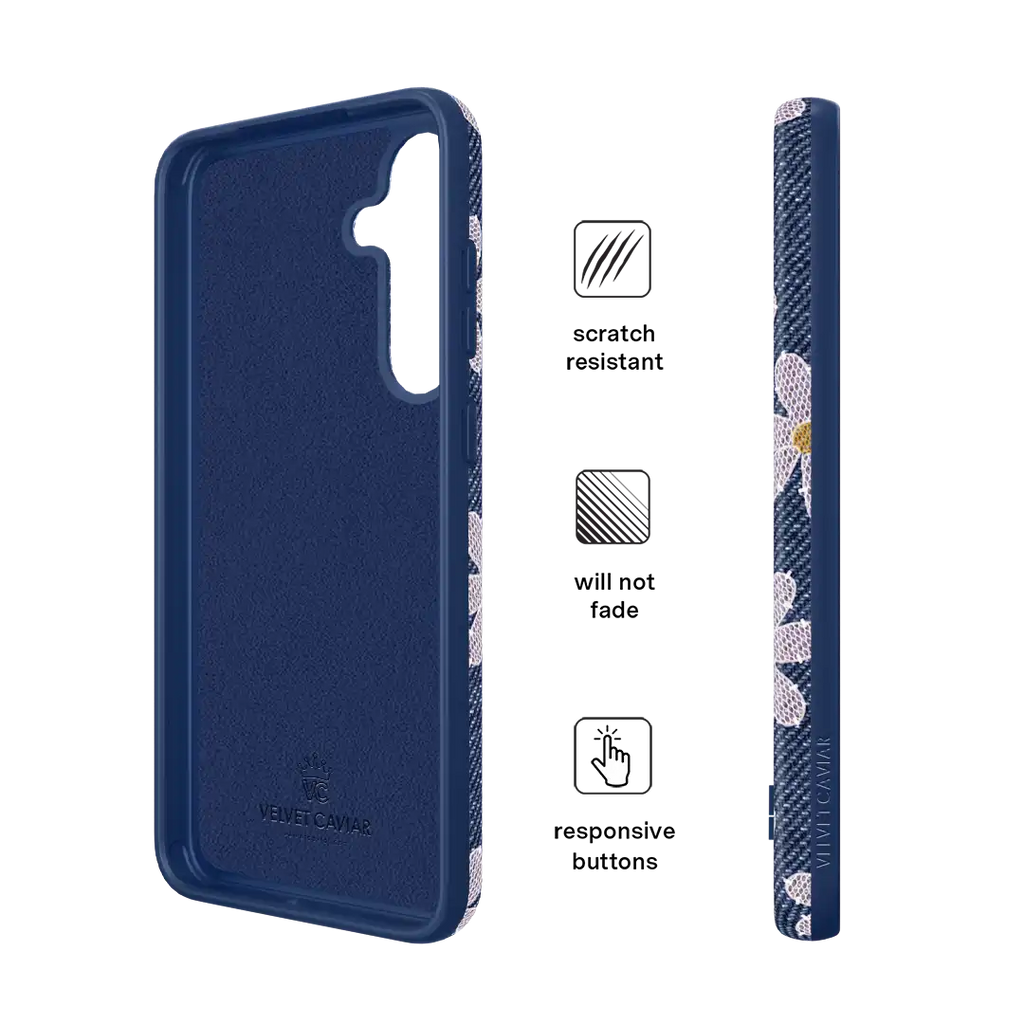 Denim Daisy Samsung Case