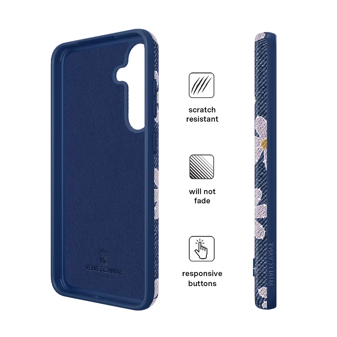Denim Daisy Samsung Case
