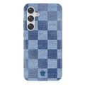 Denim Vibe Checkered Samsung Case