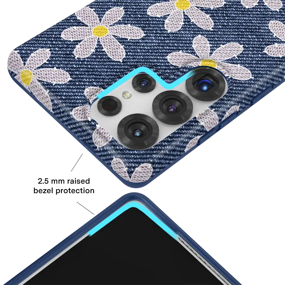Denim Daisy Samsung Case