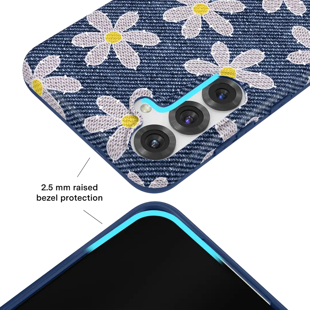 Denim Daisy Samsung Case