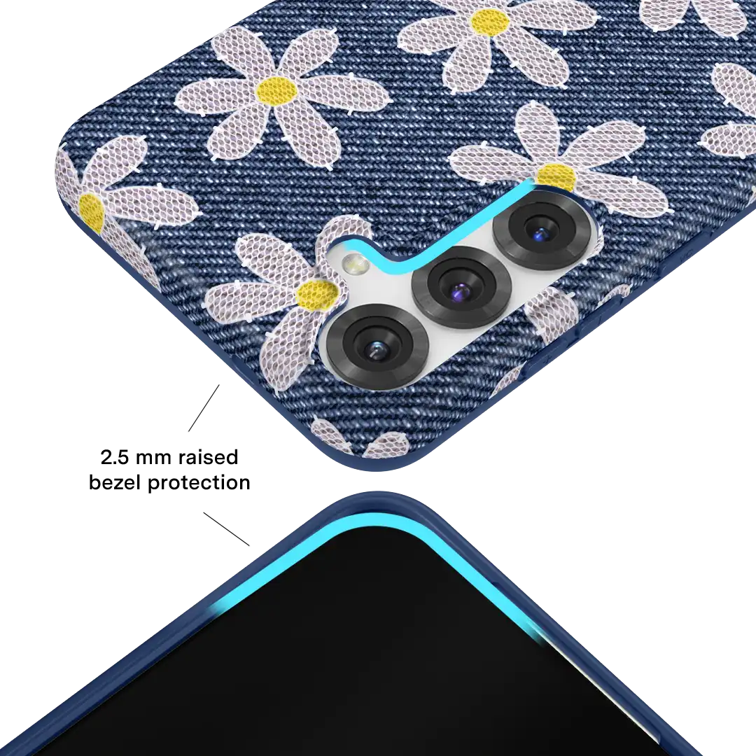 Denim Daisy Samsung Case