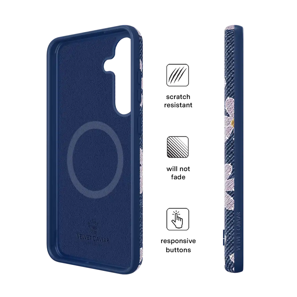 Denim Daisy Samsung Case