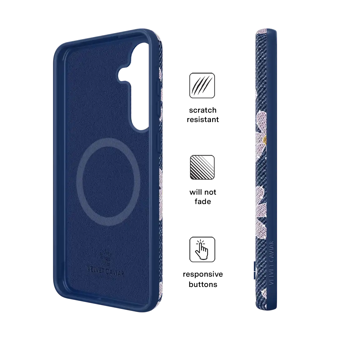 Denim Daisy Samsung Case