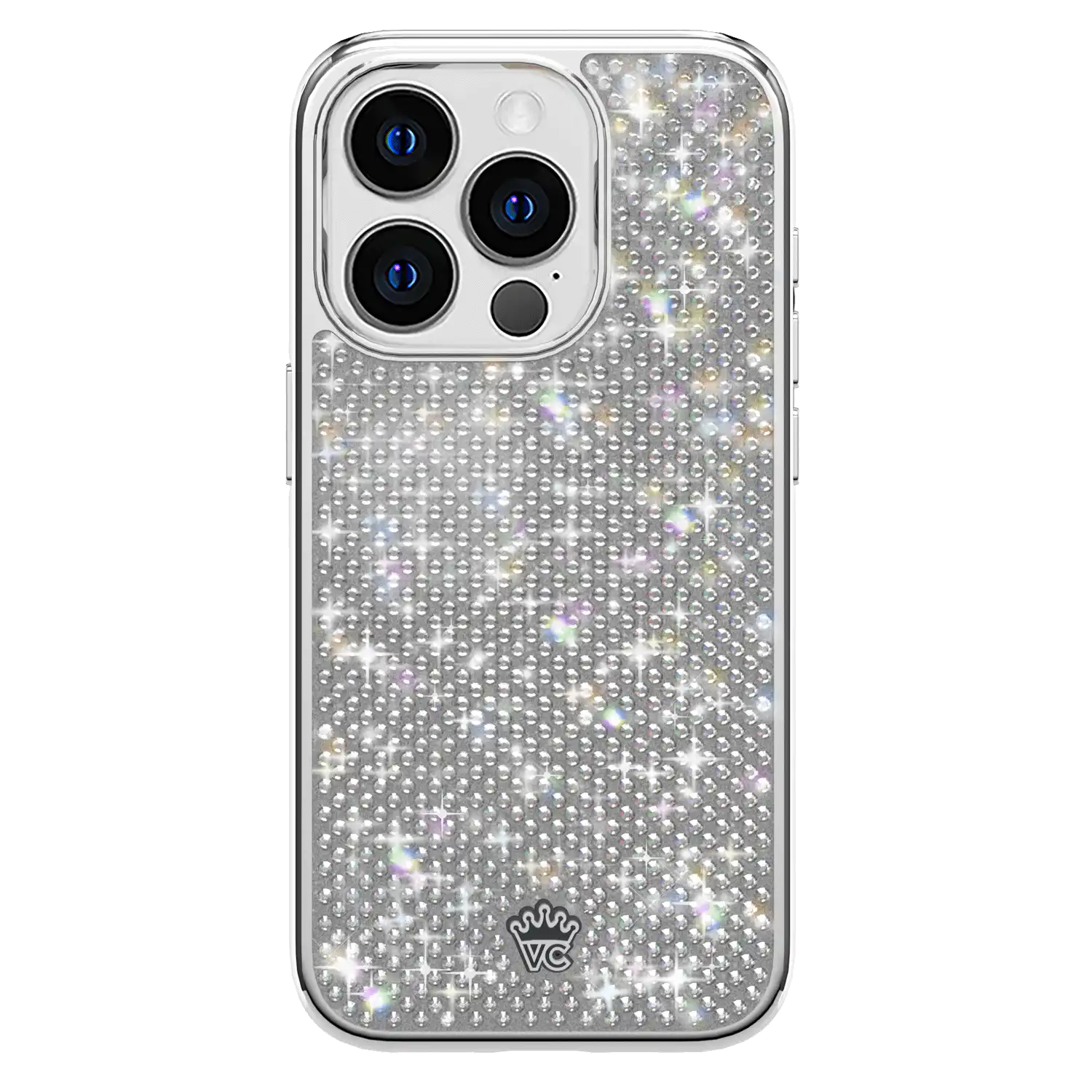 Chrome Caviar Crystals iPhone Case