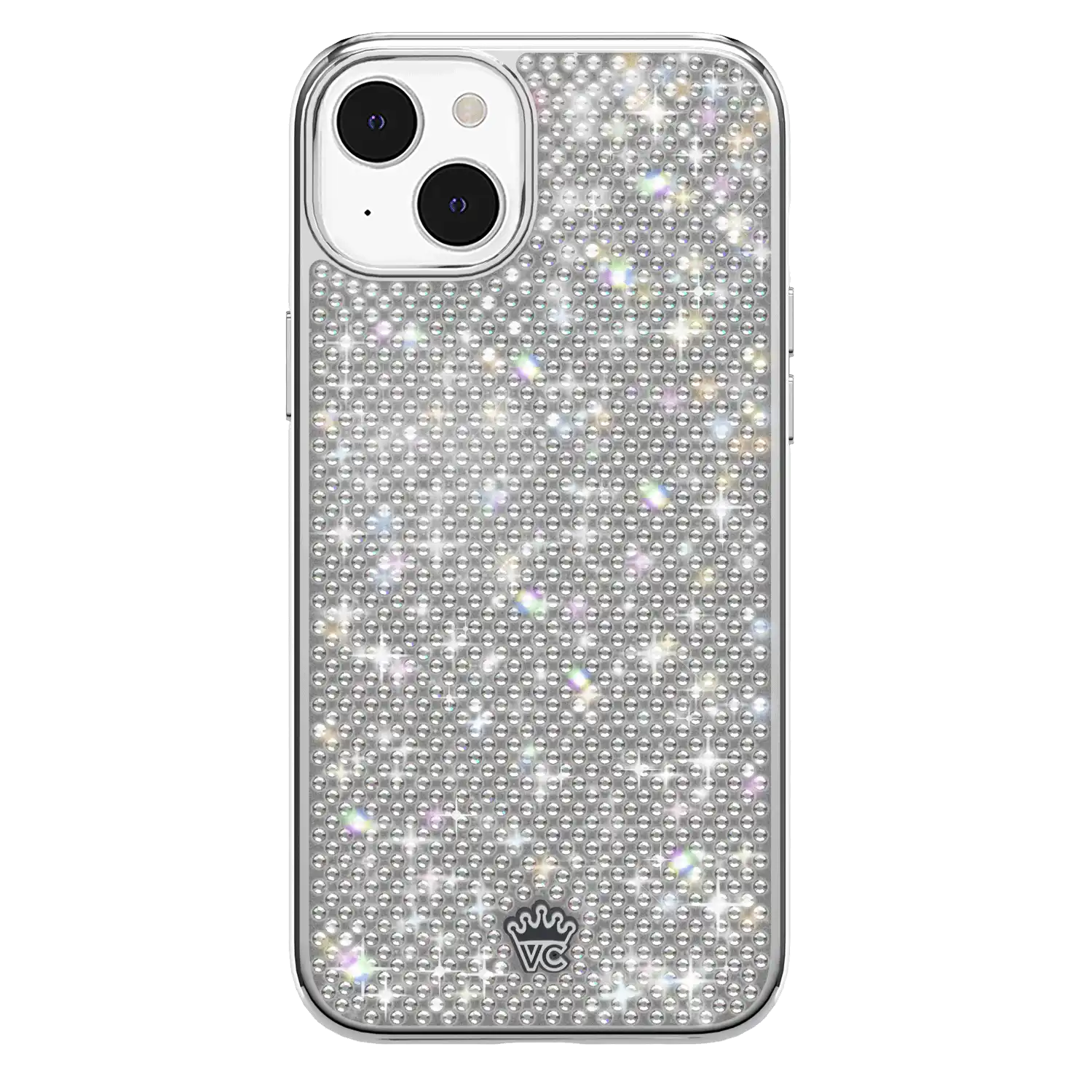 Chrome Caviar Crystals iPhone Case