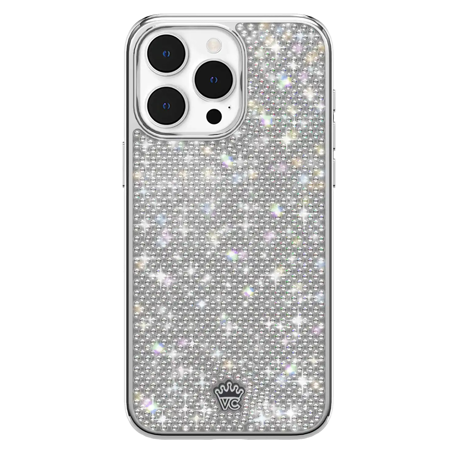Chrome Caviar Crystals iPhone Case
