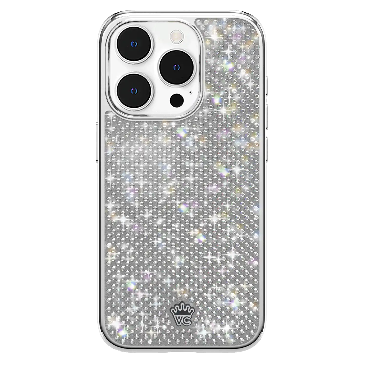 Chrome Caviar Crystals iPhone Case