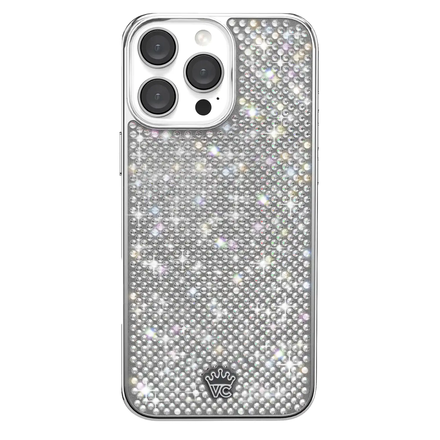 Chrome Caviar Crystals iPhone Case