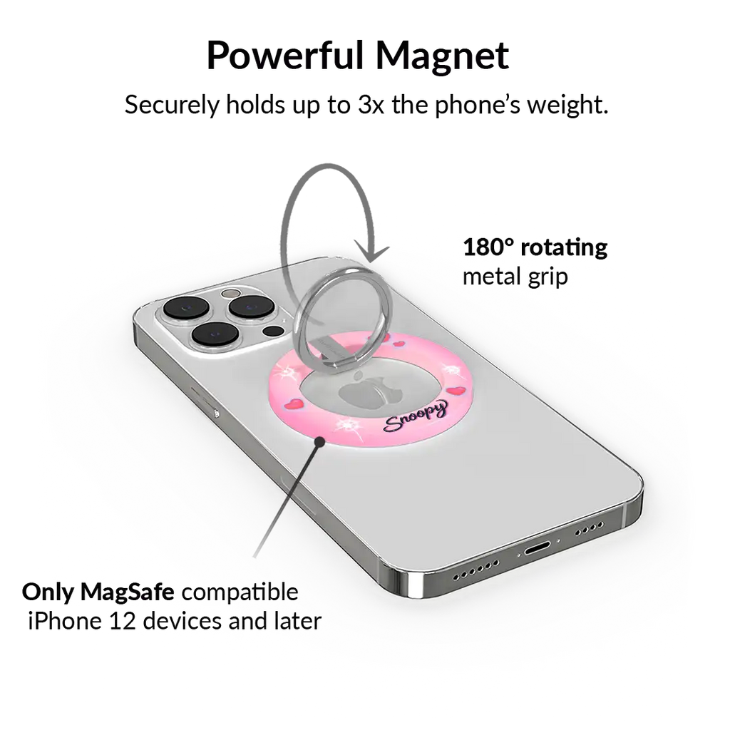 Snoopy Be Mine MagSafe Grip Ring