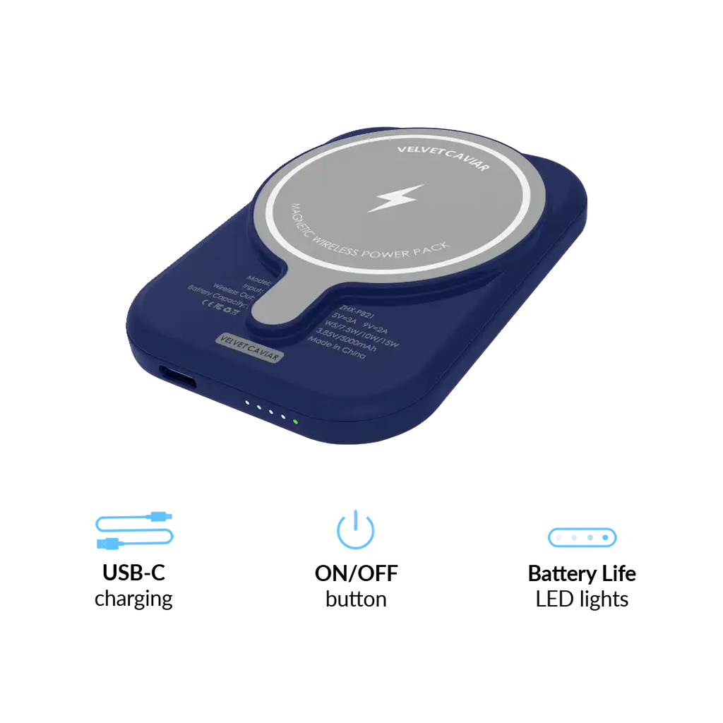 Preppy Teddy Portable MagSafe Charger Power Pack