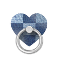Denim Vibe Checkered Phone Ring